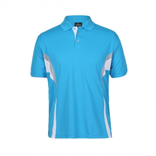 Aqua White Grey Coolabah Polo Shirts
